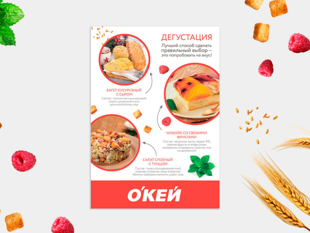листовка, полиграфия, супермаркет, дизайн листовки для магазина, дизайн листовки